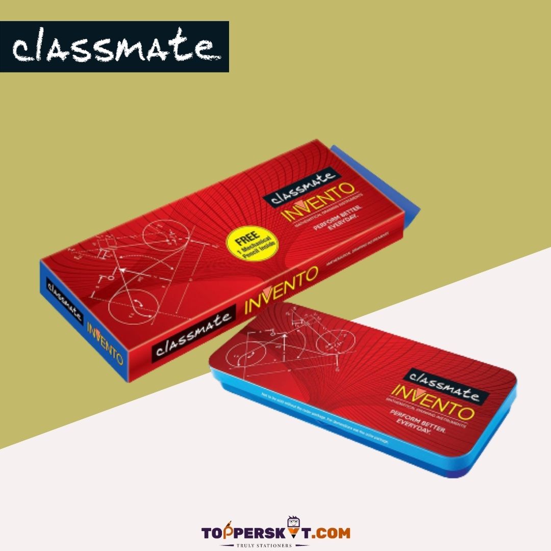 Classmate Invento Mathematical Drawing Instruments: Your Path to Precision ( Pack Of 1 ) - Topperskit LLP