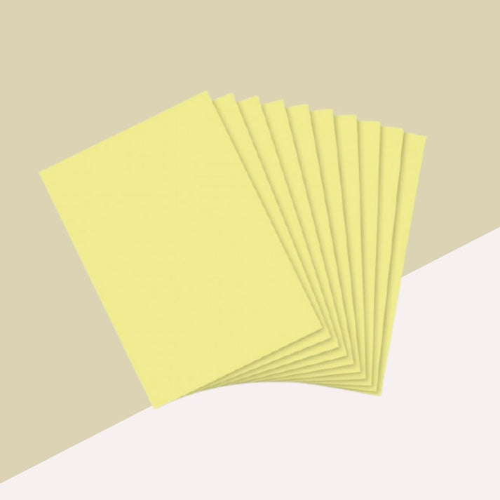 A4 Multipurpose Pastel Paper - Yellow ( Pack of 20 ) – Topperskit LLP