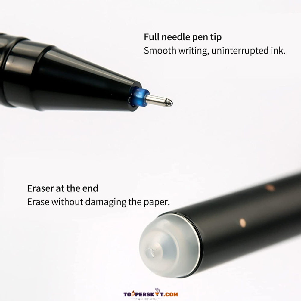 (10 Pcs.) Space-Themed Erasable Gel Pen - Blue