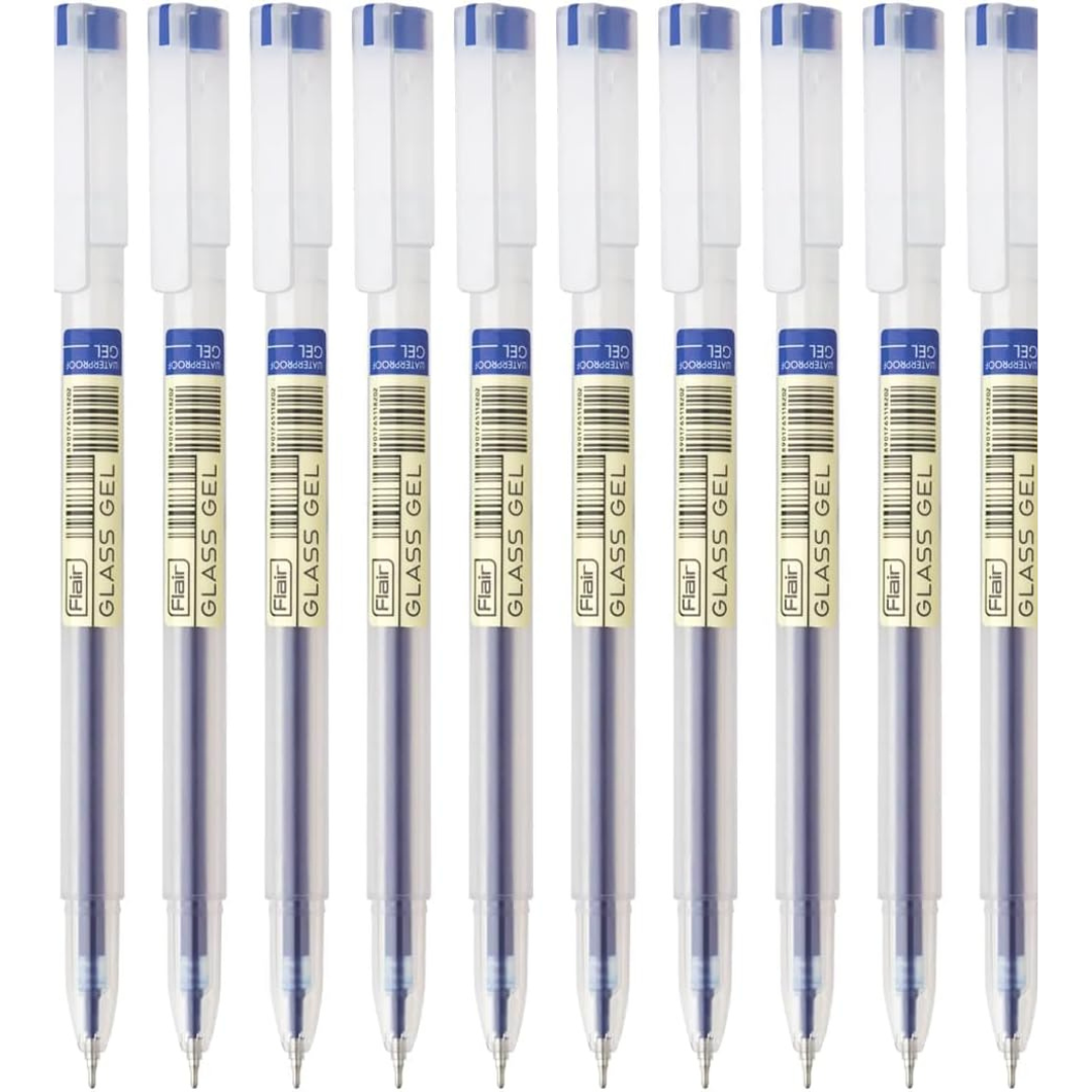 Flair Glass Gel Pen - Blue (Pack of 1)