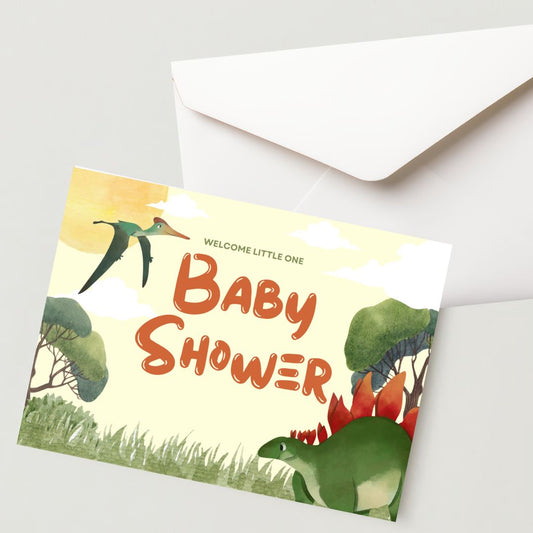 Premium Baby Shower Greeting Card - 300 GSM Cold Pressed Paper With 1 Envelope