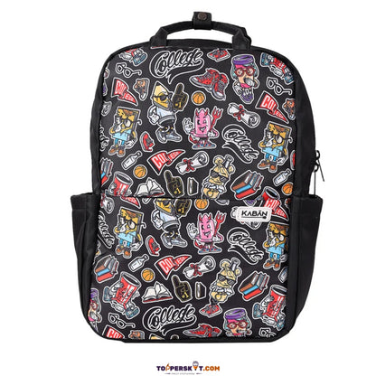 Kaban Stickerbomb Backpack – 22L Water-Resistant Laptop Bag (Pack of 1)