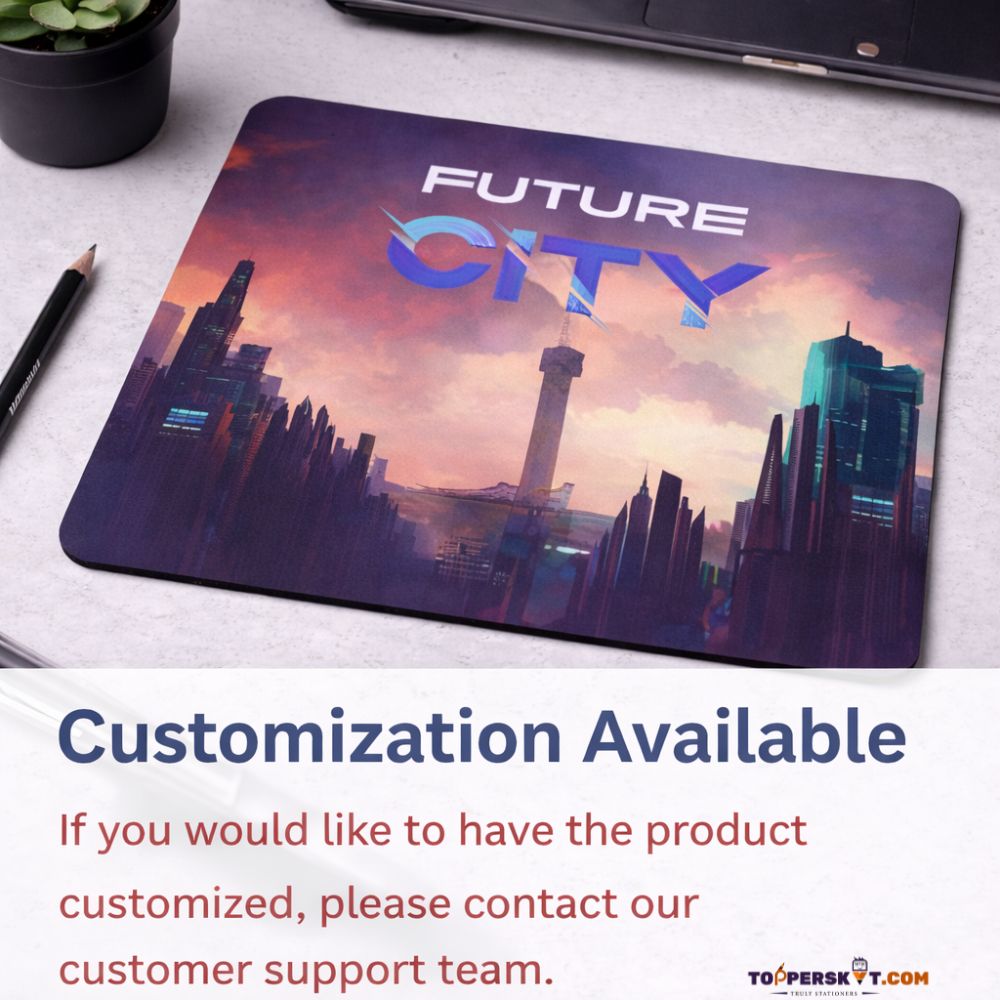 Future City Design Mouse Pad – Foldable & Anti-Slip (Pack 0f 1)