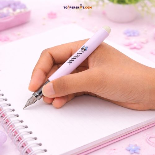 Kuromi Erasable Fountain Pen with Ink Cartridges (Pack of 1)