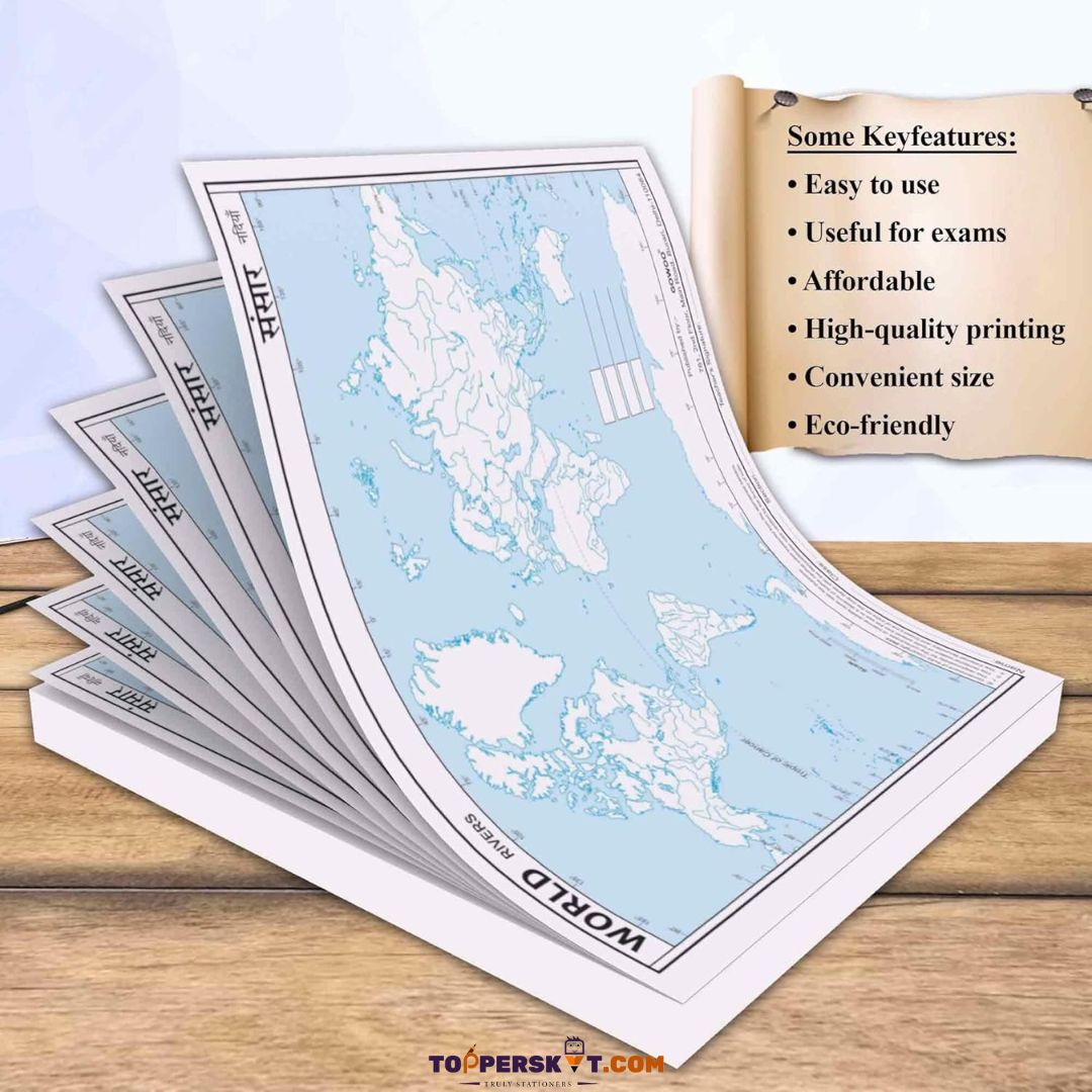 (10 Pcs.) World - River Map