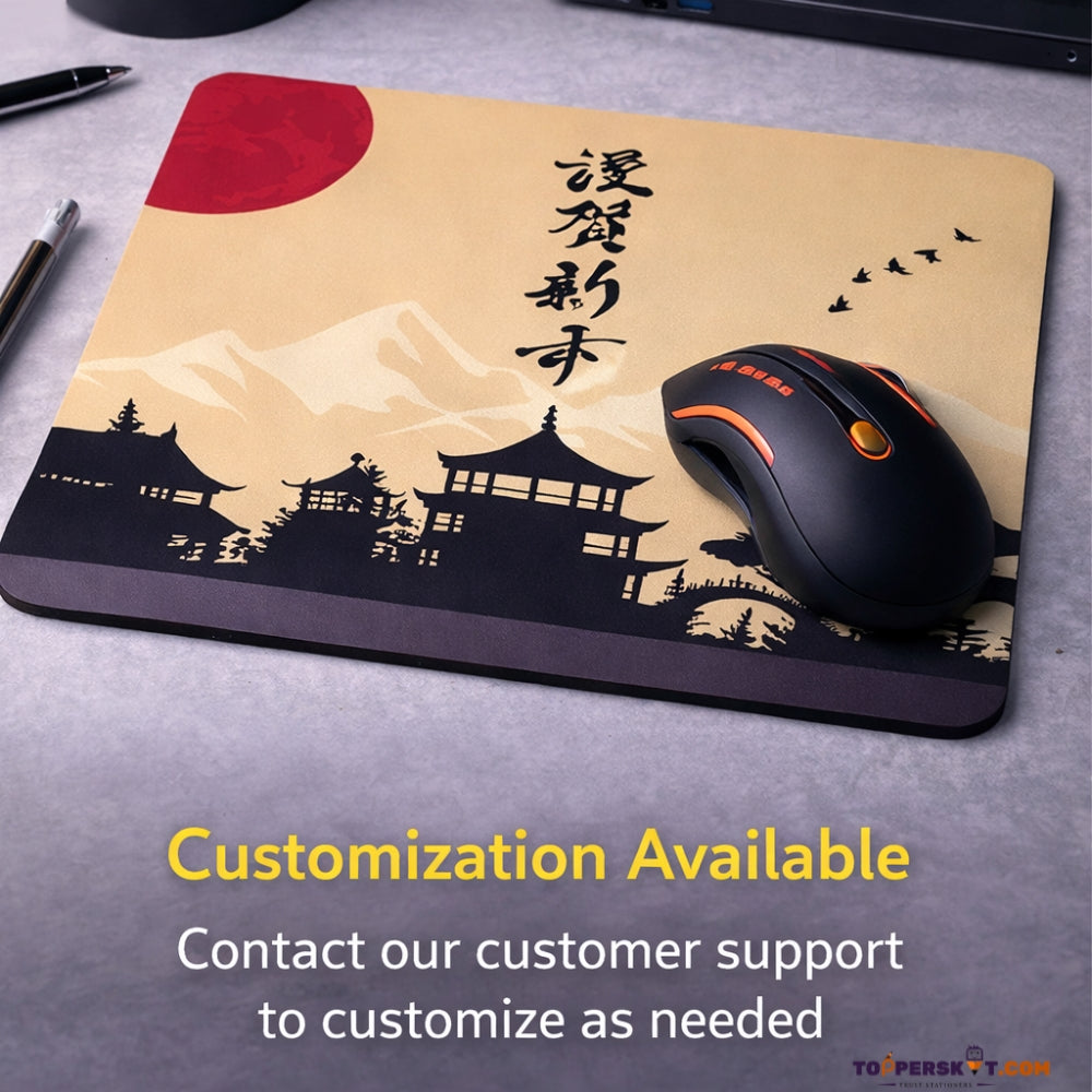 Japanese Mouse Pad – Foldable With Vibrant Colors (Pack of 1)