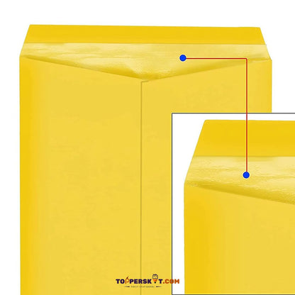 A4 Size Yellow Laminated Envelope (Pack Of 1)