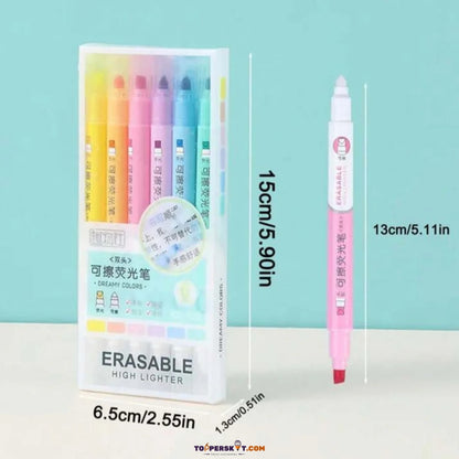 Erasable Highlighter - Dreamy Colors (Pack of 6)