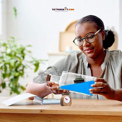 Large Creative Fluid Liquid Drifting Wine Bottle Paper Weight (Pack of 1)