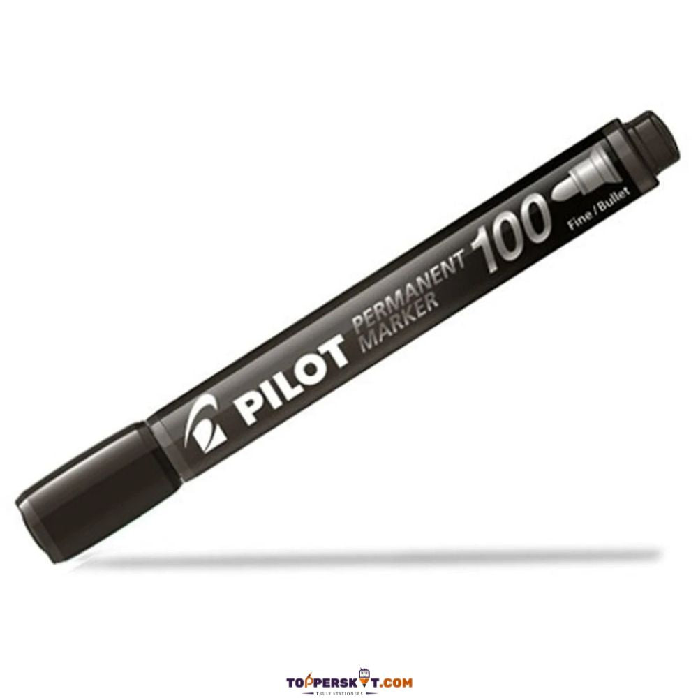 Pilot Permanent Marker 100 Bullet Tip - Black (Pack of 1)