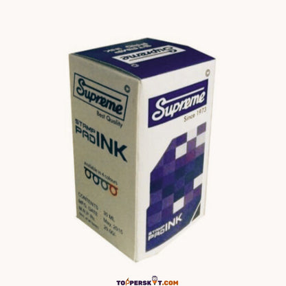 Supreme Stamp Pad Ink - Black (Pack Of 1)