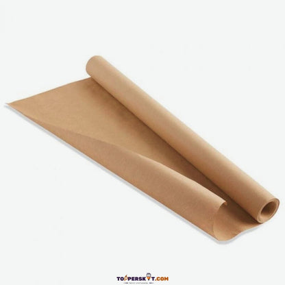 Brown Laminated Book/Notebook Paper Roll – 4 Meters x 33.3 cm (Pack of 1)