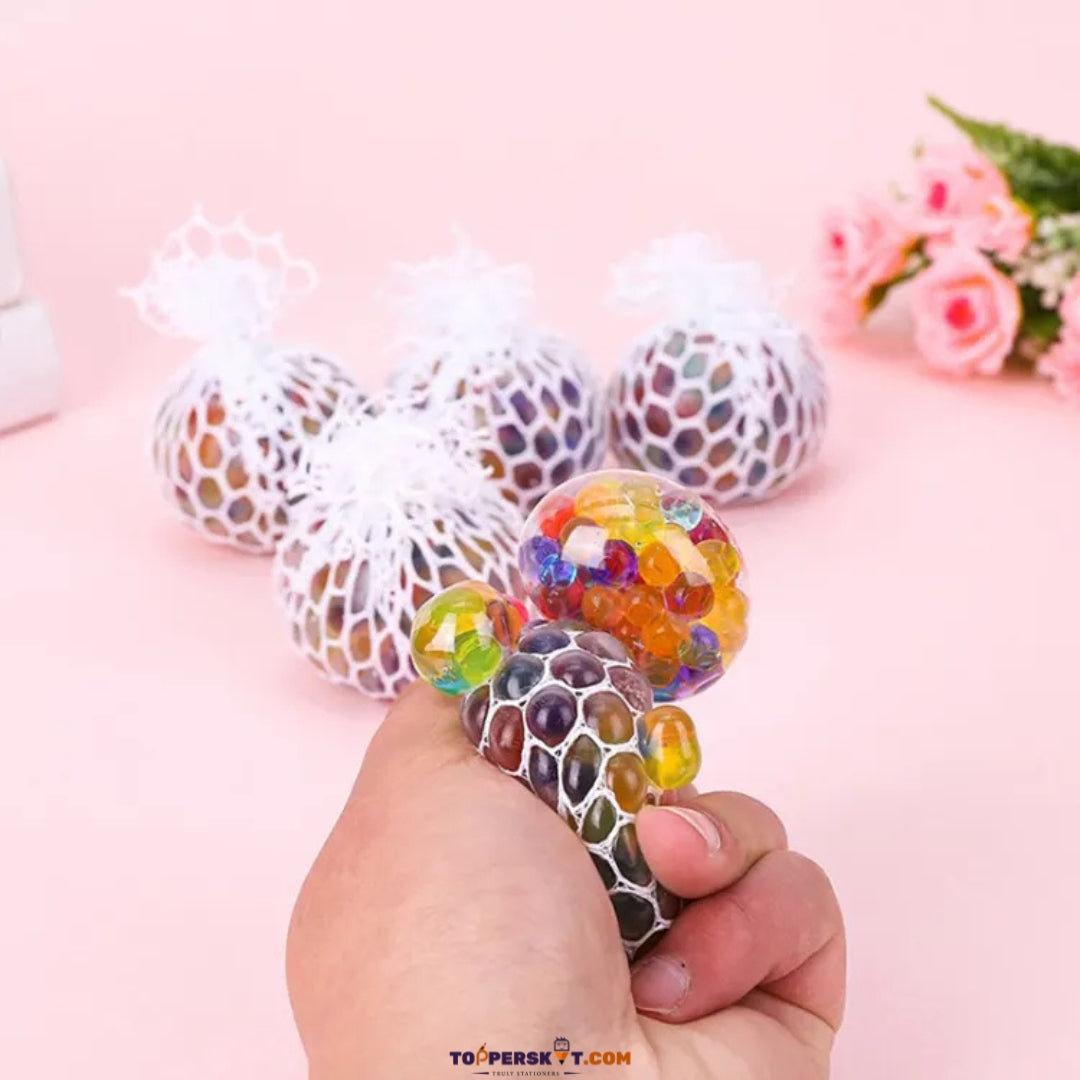 Round Squeeze Stress Ball for Adults and Kids– Squishy Toy for Stress Relief (Pack of 1)