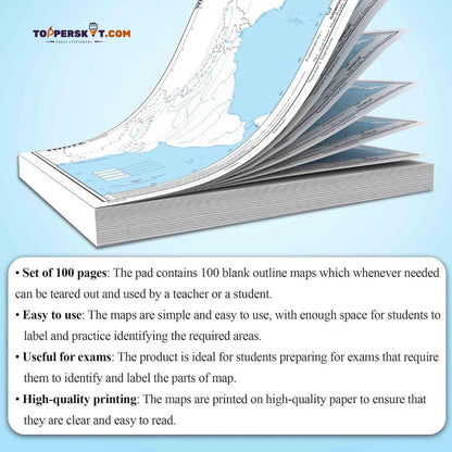 (10 Pcs.) India - River Map