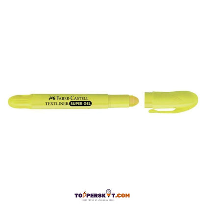 Faber-Castell Textliner Super Gel Crayon - Florescent Yellow ( Pack of 1 )