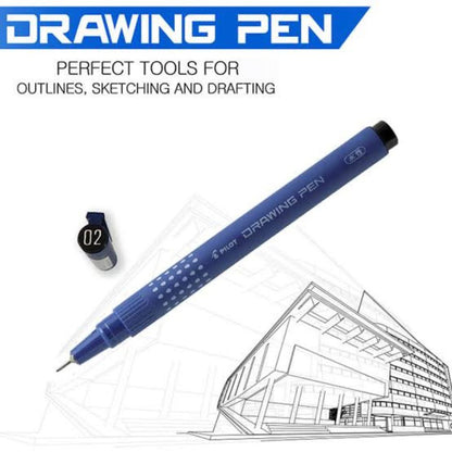 Pilot Drawing Pen Point Size 0.2 mm - Black (Pack Of 1)