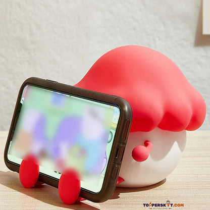 Mushroom Night Light with Soft Warm Glow – Sleep Aid & Avatar Phone Holder (Pack of 1)