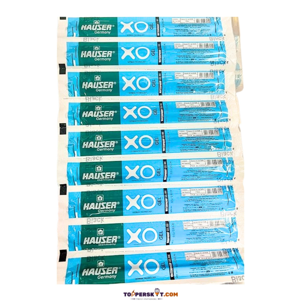 (10 Pcs.) Hauser XO  Waterproof Gel Refill – Black