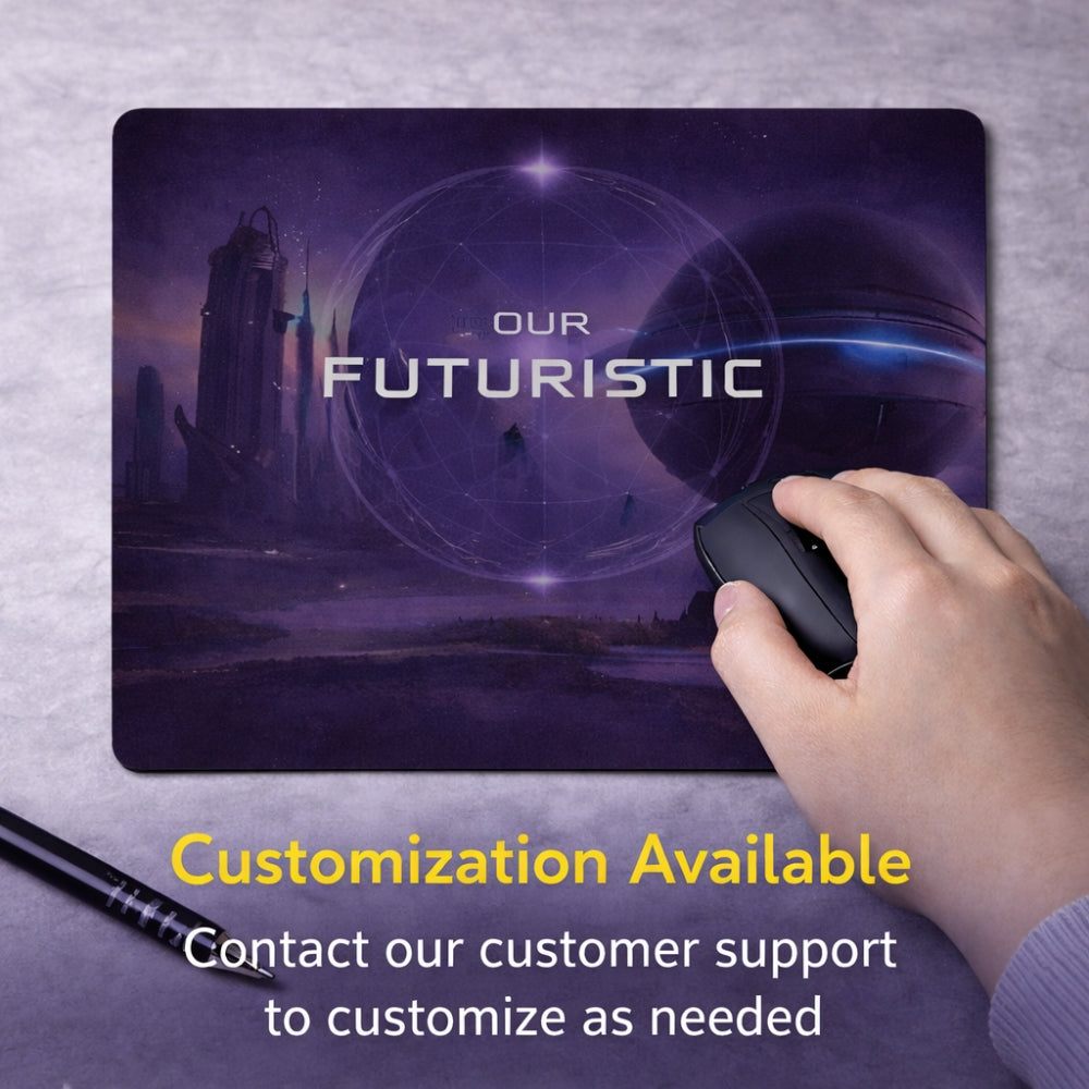 Our Futuristic Design Mouse Pad – Foldable With Vibrant Colors (Pack of 1)