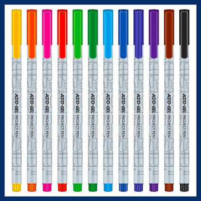 Transparent case for ADD Gel Project Colour Pens