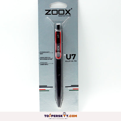 Zoox U7 Premium Blue Gel Pen - Sleek Design, Smooth Writing ( Pack of 1)