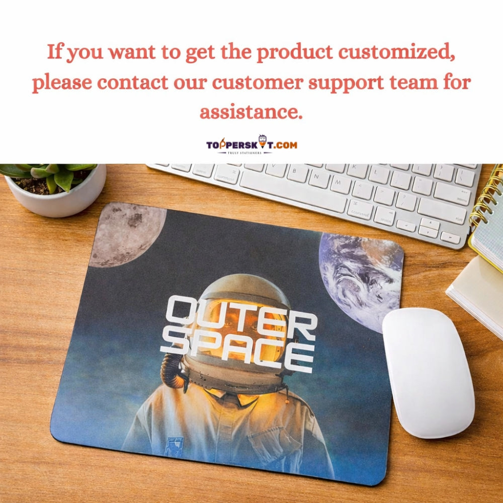 Outer Space Design Mouse Pad – Foldable With Vibrant Colors (Pack of 1)