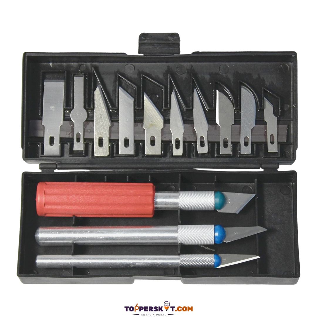 Topperskit 13-Piece Hobby Knife Set : Precision Crafting