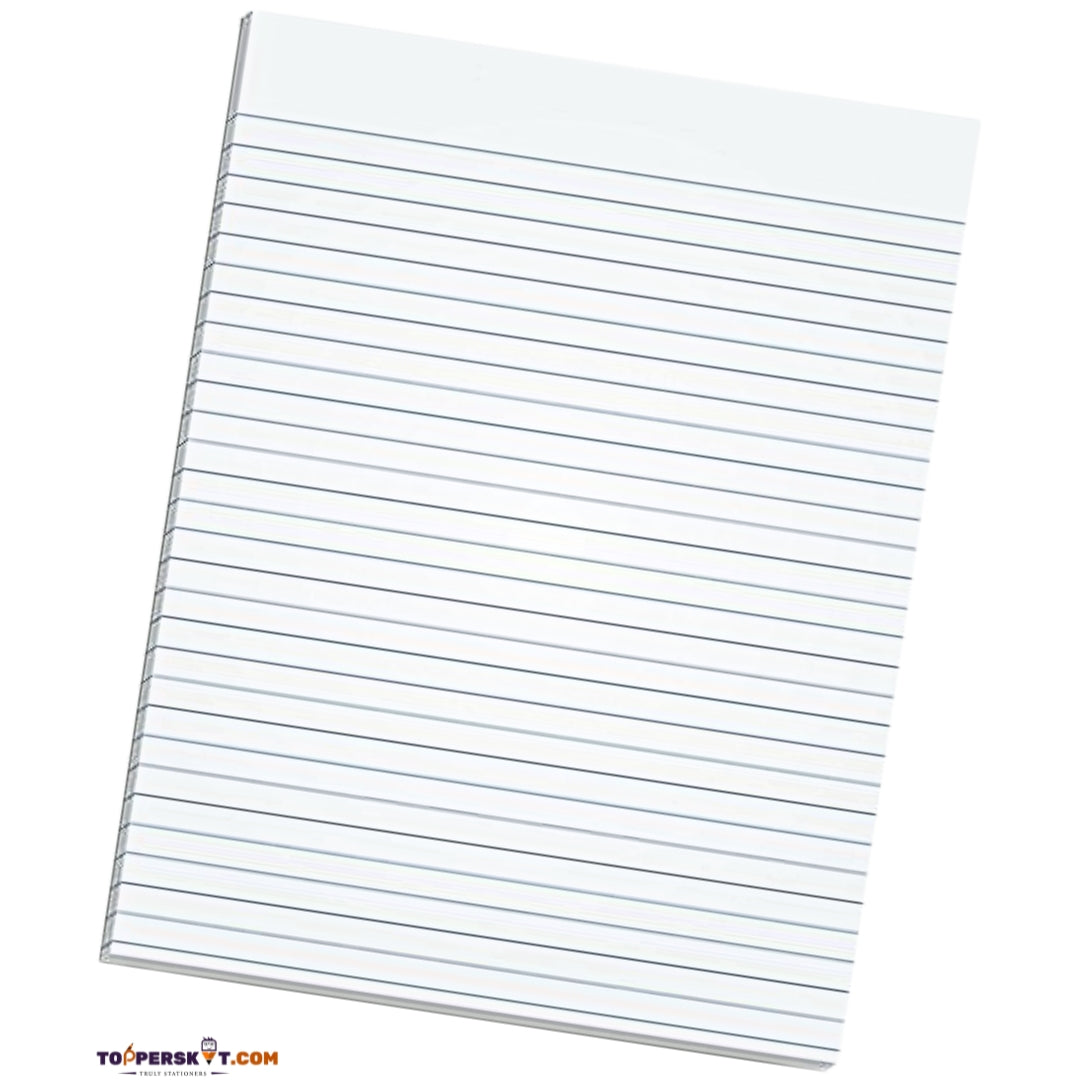 A4 Size One Side Ruled Sheets – 65 GSM Paper (Pack of 80)
