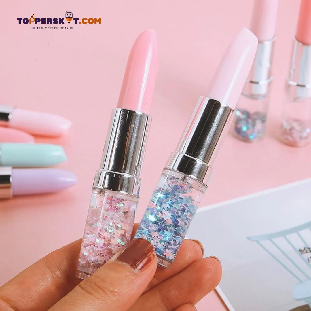 Cute Lipstick Pen : Sparkling Glamour ( Pack of 1 ) - Topperskit LLP