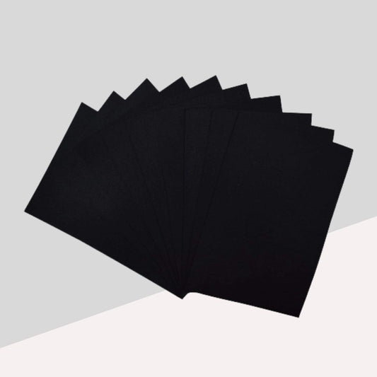 A4 Multipurpose Pastel Paper - Black : Vibrant Premium colour Sheets ( Pack of 20 )