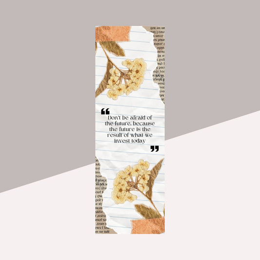 Fancy Bookmark - High Quality with Laminated Covering (Pack of 1)