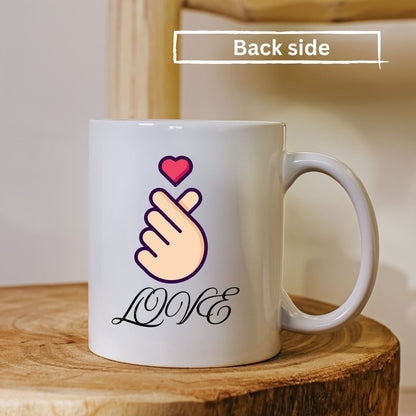 Stylish Coffee Mug with Printed Design (Pack of 1)