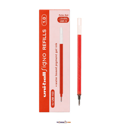 Uni-ball Signo UMR-10 Roller Ball Pen Refill - Red (Pack of 1)
