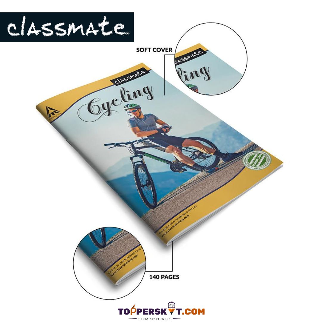 Classmate A4 Single Line  Register - 140  Pages ( Pack of 1 )