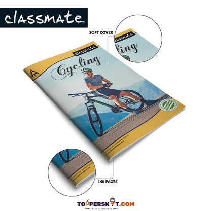 Classmate A4 Single Line  Register - 140  Pages ( Pack of 1 )