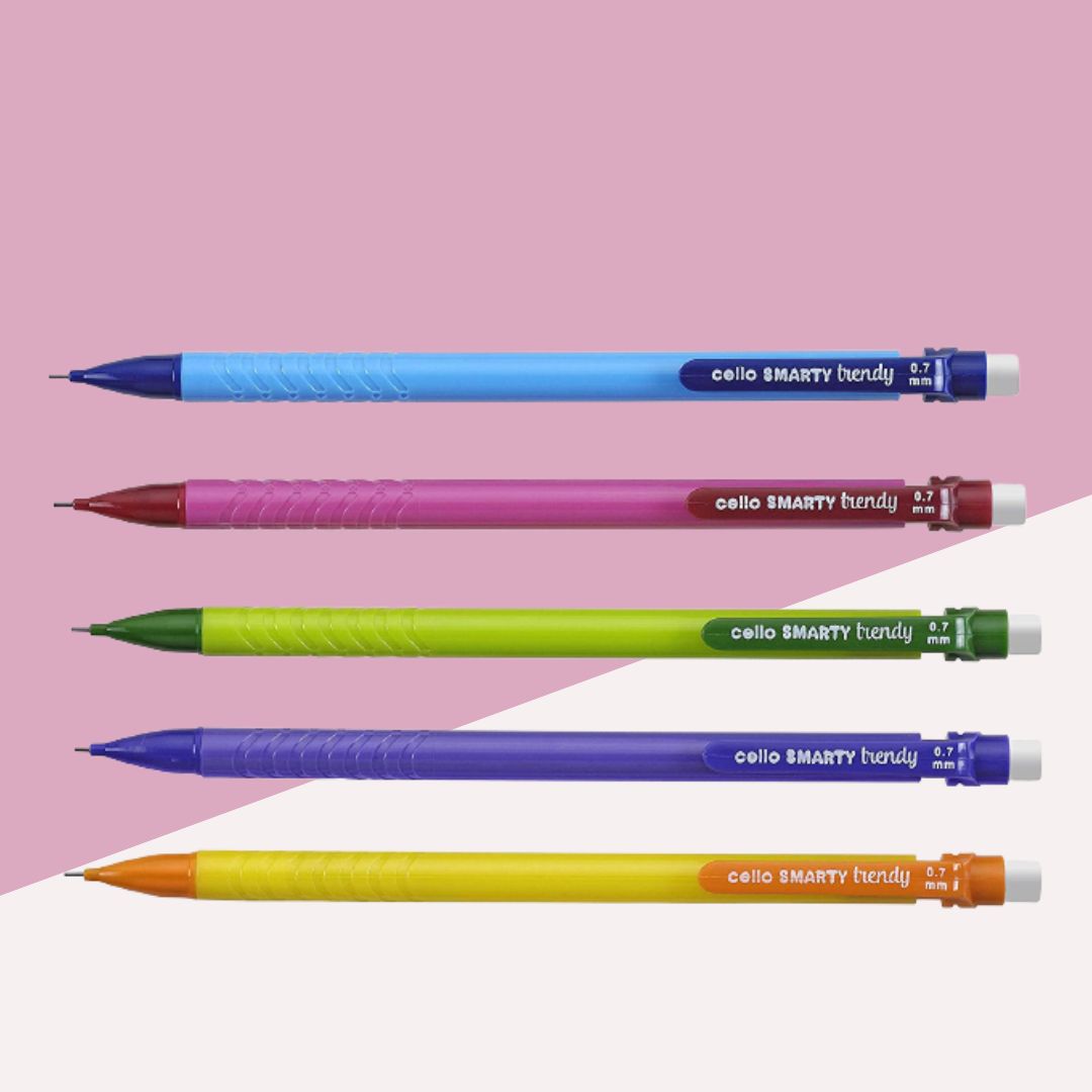 Cello Smarty Mechanical Pencils - 0.7 mm: Elevate Your Writing Experience ( Pack Of 5 ) - Topperskit LLP