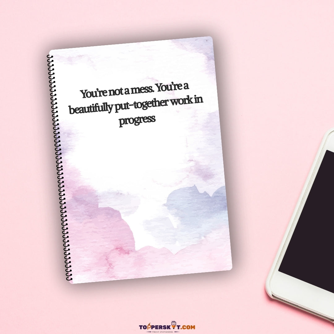 A4 Size Unruled Spiral Notebook– Premium Quality (Pack of 1)