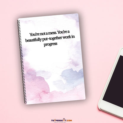A4 Size Unruled Spiral Notebook– Premium Quality (Pack of 1)