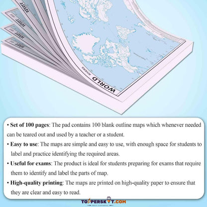 (10 Pcs.) World - River Map