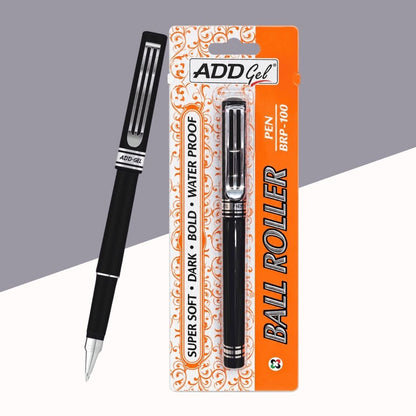 Add Gel BRP-100 Ball Roller Pen – Black (Pack Of 1)