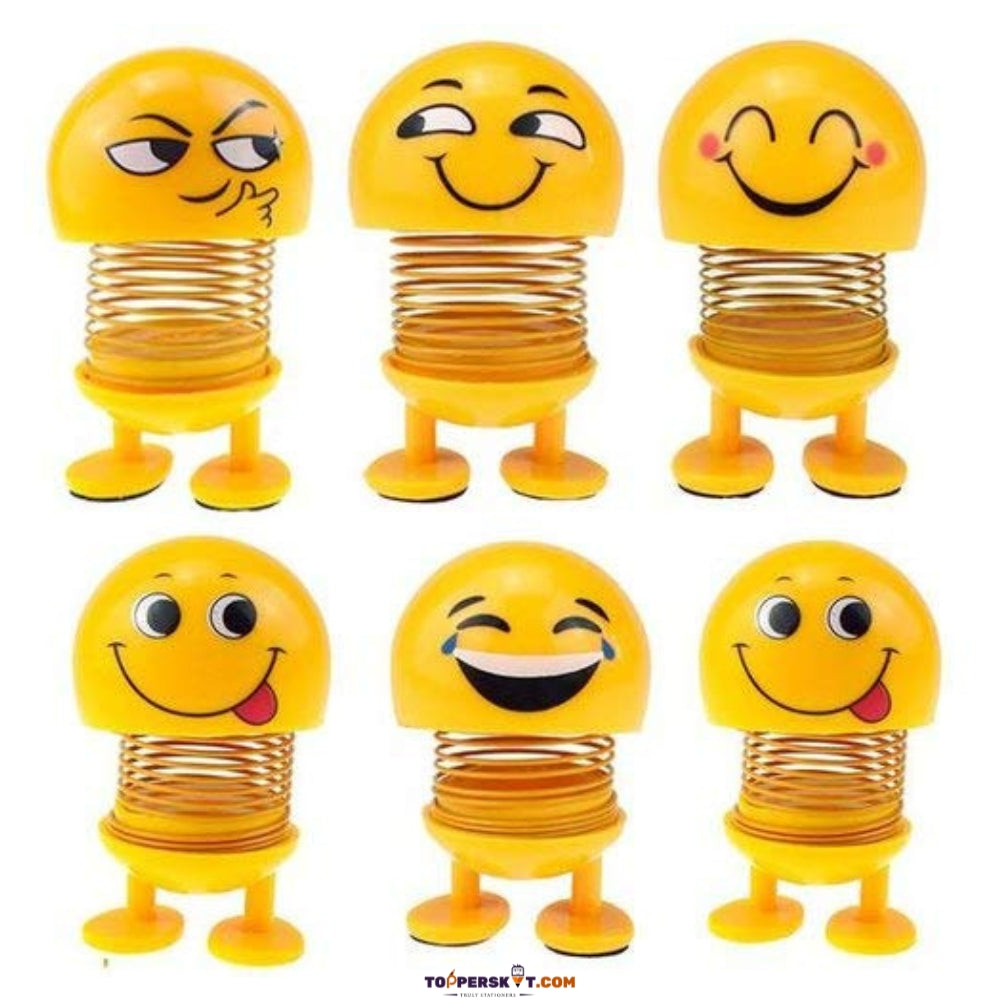 Smiley Face Spring Doll – Fun & Bouncy Toy (Pack of 1)