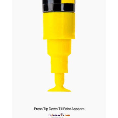 Camel Acrylic Marker – Multi-Surface, Water-Based Ink (Pack of 6)