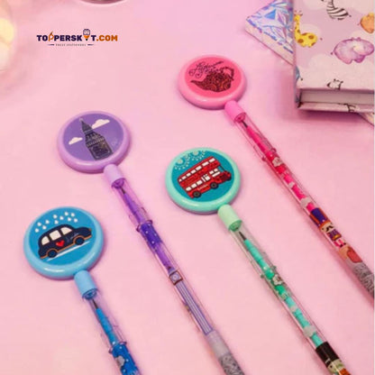 Fancy Push Pencil with Maze Puzzle Ball Game for Kids Pencil (Pack of 1)