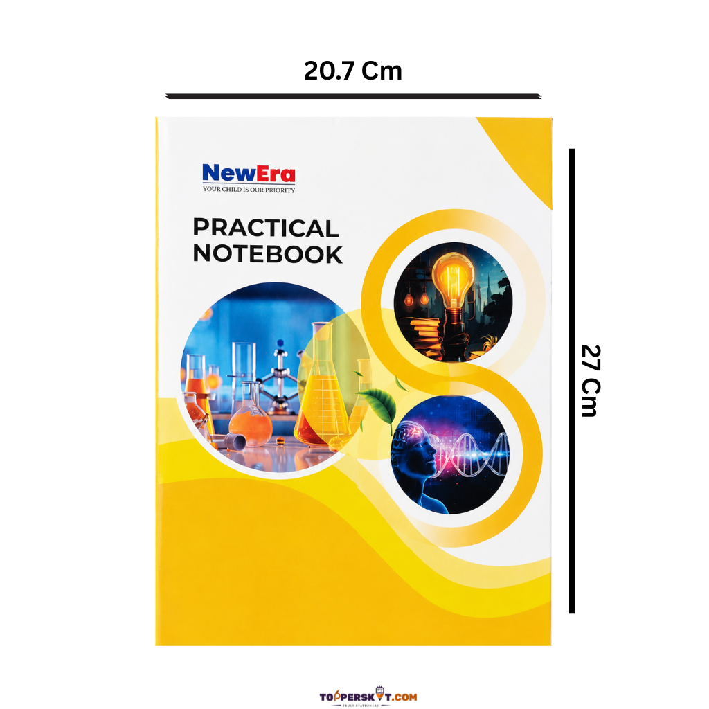 Premium A4 Science Practical Notebook (Pack of 1)