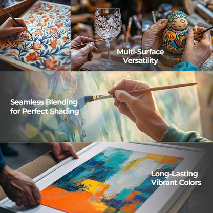 Camel Acrylic Ultra Colours Set –20 Vibrant  Multicolour shades (Pack of 20)