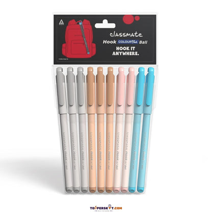 Classmate Hook Pastel Body 0.7 Ball Pen-Blue (Pack of 1)