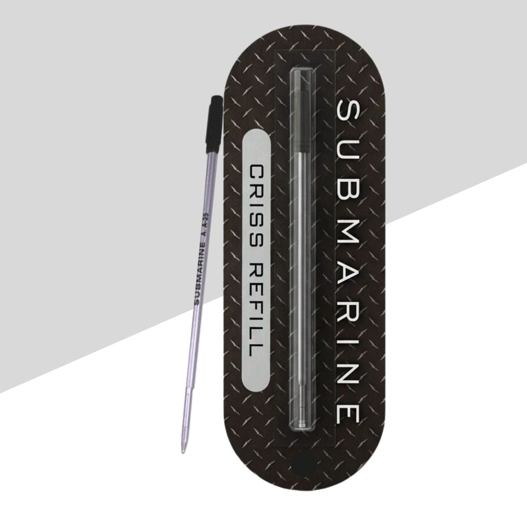 (5 Pcs.) Submarine Criss Refill Smooth Writing Ball Pen Refill – Black