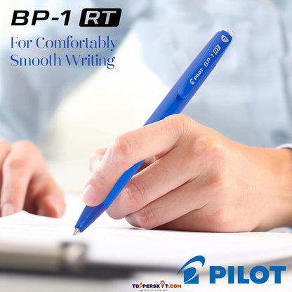 Pilot BP-1RT Ball Pen, Fine Tip Retractable Ballpoint Pen - Blue (Pack of 1)