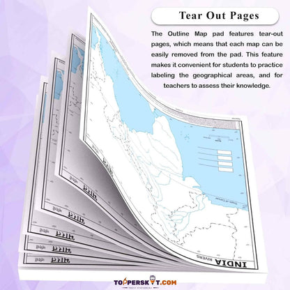 (10 Pcs.) India - River Map