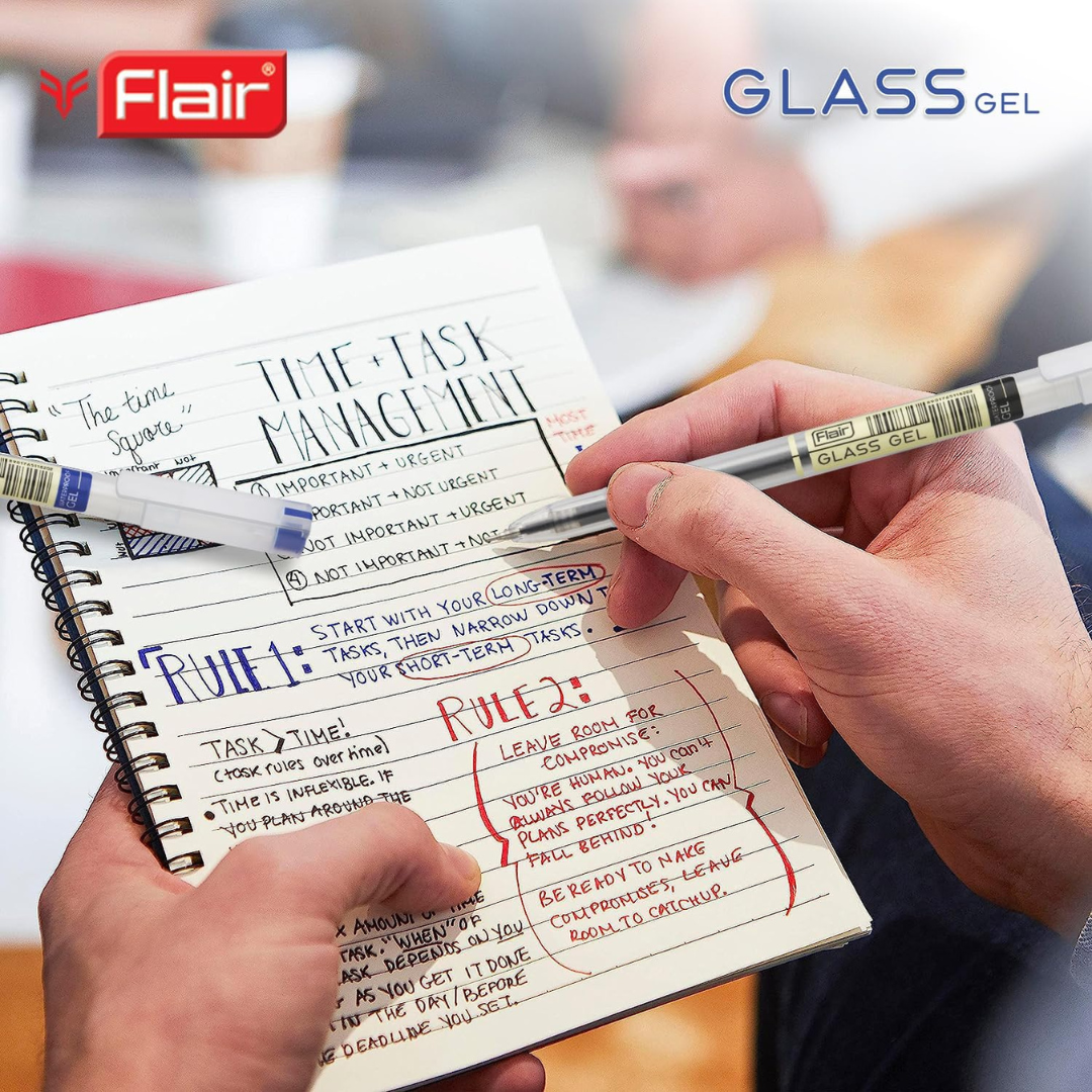 Flair Glass Gel Pen - Blue (Pack of 1)